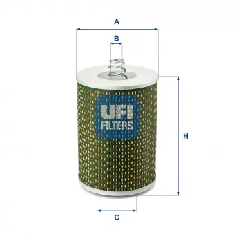 Filtre à huile UFI OEM 93156615