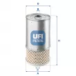 UFI 25.528.00 - Filtre à huile