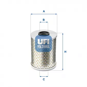 Filtre à huile UFI OEM V20-0050