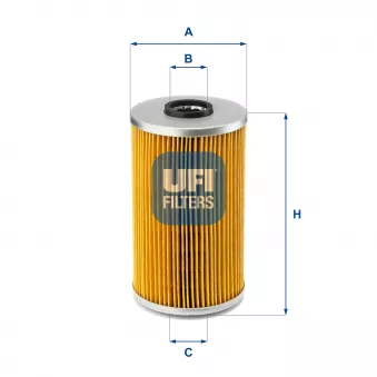 Filtre à huile UFI OEM B1B016PR