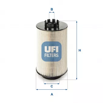 Filtre à carburant UFI OEM 51125030063