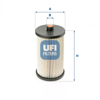 Filtre à carburant UFI OEM 2E0127159