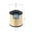 UFI 26.017.00 - Filtre à carburant