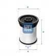 UFI 26.019.01 - Filtre à carburant