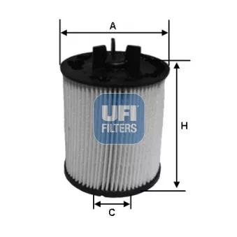 Filtre à carburant UFI OEM 8Z0127435B