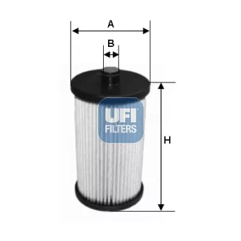 Filtre à carburant UFI OEM f-126