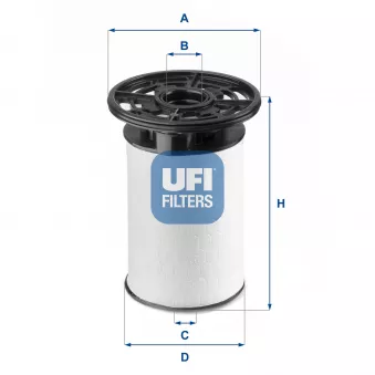 Filtre à carburant UFI OEM QFF0500