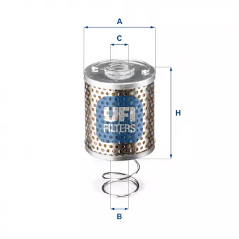 Filtre à carburant UFI OEM 95180050