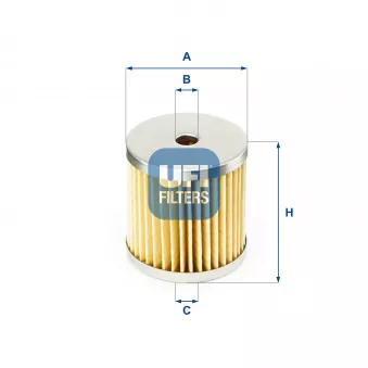 Filtre à carburant UFI OEM 2175009