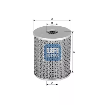 Filtre à carburant UFI OEM 7701012556