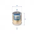 UFI 26.663.00 - Filtre à carburant