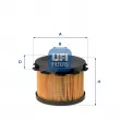 UFI 26.688.00 - Filtre à carburant