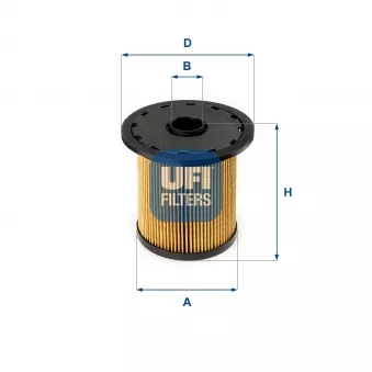Filtre à carburant UFI OEM A120146