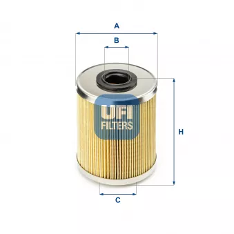 Filtre à carburant UFI OEM 4811