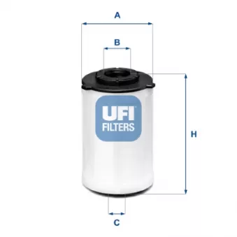 Filtre à carburant UFI 26.H2O.03