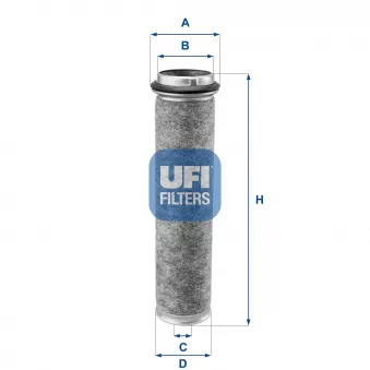 Filtre à air secondaire UFI OEM az25494