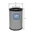 Filtre à air UFI [27.539.00]