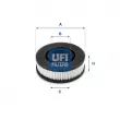 UFI 27.689.00 - Filtre, ventilation du carter-moteur