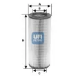 Filtre à air UFI [27.735.00]