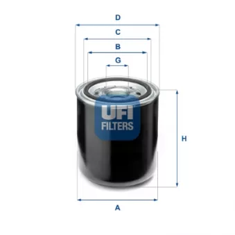 Cartouche de dessicateur, système d'air comprimé UFI OEM A0004295795