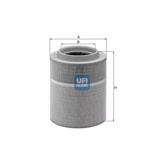 Filtre à air UFI 27.B03.00 pour HYUNDAI S COUPE 1.5 i Turbo - 116cv