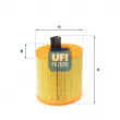 UFI 27.E61.00 - Filtre à air