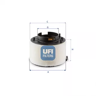 Filtre à air UFI 27.H06.00 pour AUDI A5 2.0 TDI - 190cv