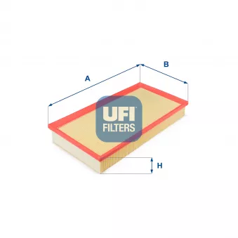 Filtre à air UFI 30.077.00 pour DAF 95 1.9 TDI - 116cv