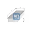 UFI 30.182.00 - Filtre à air