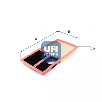 Filtre à air UFI 30.342.00 pour VOLKSWAGEN GOLF 1.4 16V - 80cv