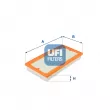 UFI 30.376.00 - Filtre à air