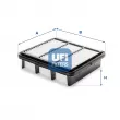 UFI 30.454.00 - Filtre à air