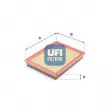 Filtre à air UFI [30.481.00]