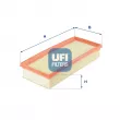 UFI 30.485.00 - Filtre à air