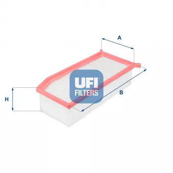 Filtre à air UFI 30.547.00 pour RENAULT CLIO 0.9 TCe 90 - 90cv