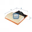UFI 30.629.00 - Filtre à air