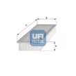 UFI 30.977.00 - Filtre à air