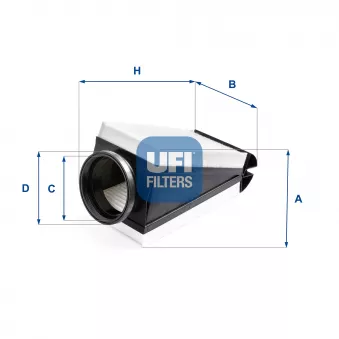 Filtre à air UFI OEM LX 3841