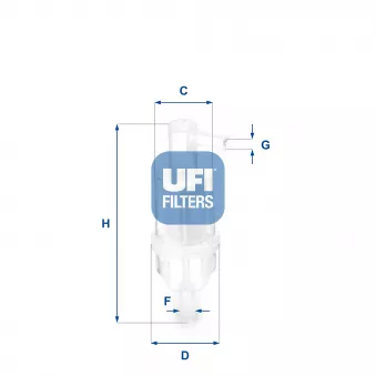 UFI 31.013.00 - Filtre à carburant