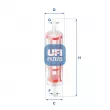 Filtre à carburant UFI [31.015.00]