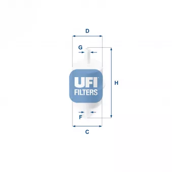UFI 31.028.00 - Filtre à carburant