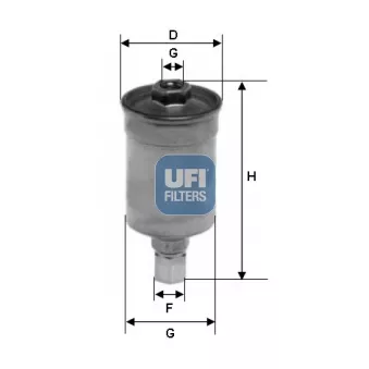 Filtre à carburant UFI OEM eff5123.20