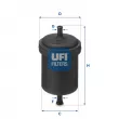 UFI 31.512.00 - Filtre à carburant