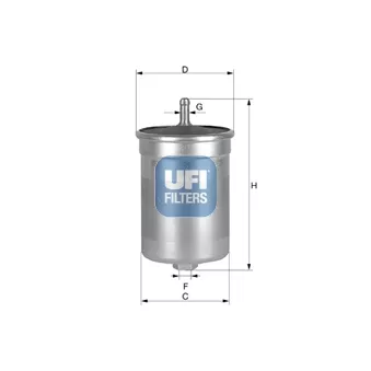 UFI 31.570.00 - Filtre à carburant