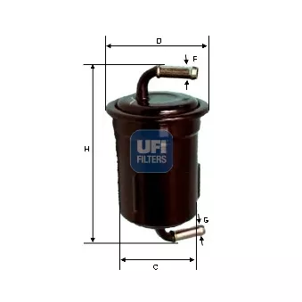 UFI 31.649.00 - Filtre à carburant