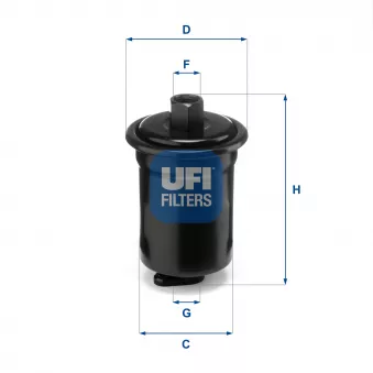 Filtre à carburant UFI OEM 3191129000
