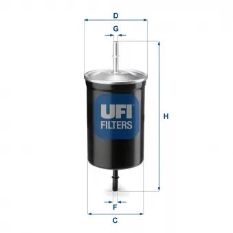 Filtre à carburant UFI OEM BFF8126