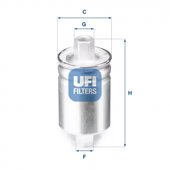 Filtre à carburant UFI OEM A110187