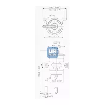 UFI 31.802.00 - Filtre à carburant