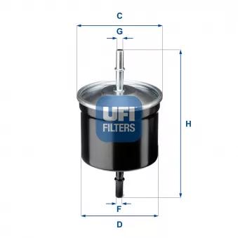 Filtre à carburant UFI OEM ADF122311